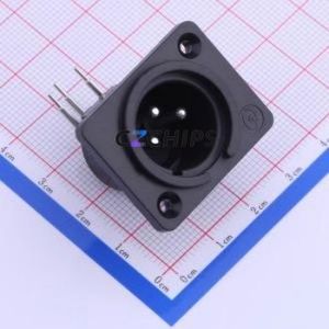 DIN-316 XLR Connector Through hole Component (THT) Connector - Product Image 1