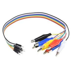 مشابك تمساح إلى سلك دوبونت قابس ذكر/أنثى 30 كابل توصيل سلك تمساح لاختبار الرصاص ، لاردوينو التوت بي ماكي - Product Image 5