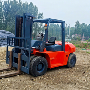 <b>Used</b> HELI 6 Ton K50 Diesel Forklift 100% Original with Engine & Bearing Tested & Certified 4WD Rough Terrain Solid Tire - Product Image 1