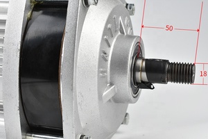 มอเตอร์ไร้แปรงถ่านสำหรับรถสามล้อไฟฟ้า BM1412ZXF 48V 60V 1000W 1200W - Product Image 6
