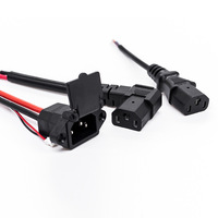 Prise en plastique pour batterie au lithium, connecteur mâle et femelle pour tricycle électrique, prise de charge et d'échange avec couvercle, chargeur extérieur