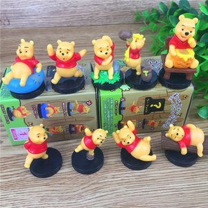 Personalizado al por mayor Pvc 9 unids/set Animal oso escultura modelo juguete Anime misterio Poohs figura de acción caja ciega - Product Image 2