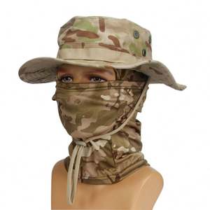 Sombrero de camuflaje casual al por mayor para ciclismo, pesca diaria y actividades al aire libre con pasamontañas de un orificio y máscara de esquí para hombre, protección solar - Product Image 3