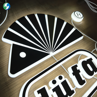 Letras de Señalización Retroiluminadas LED 3D Acrílicas Personalizables, Logotipo Personalizado, Mini Letras de Canal de Alto Brillo