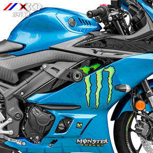 Barra Protectora de Motor para Motocicleta de Aleación de Aluminio, <span class=keywords><strong>Precio</strong></span> de Fábrica, Barra Anticaídas para <span class=keywords><strong>Yamaha</strong></span> <span class=keywords><strong>R3</strong></span> 2021-2024 - Product Image 3