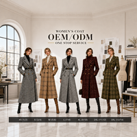 Manteau long matelassé pour femme, veste d'hiver matelassée avec ceinture, coupe-vent en polyester/coton, logo personnalisé, OEM ODM, vêtements en gros