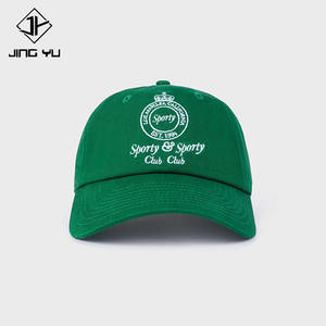 Casquette de baseball personnalisée OEM confortable à six pièces avec logo brodé, casquette de tennis en sergé 100 % coton de haute qualité - Product Image 1