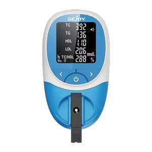 Analisador de Lipídios Sanguíneos Médico Doméstico 5 em 1 TC/HDL/TG/LDL-C Teste Analisador de Lipídios Sanguíneos Máquina de Teste de Função Hepática - Product Image 1