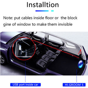 Nouvel écran LED à pixels pour voiture, écran d'affichage LED pour la fenêtre arrière, écran LED rond pour voiture, écran d'affichage pour pare-brise arrière - Product Image 5