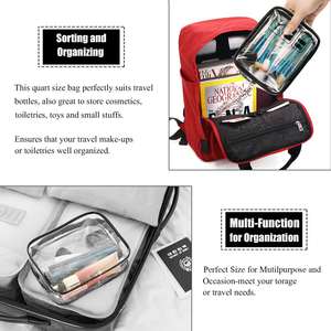 Best <b>Sales</b> Promotional OEM Makeup Bags Eco-friendly PVC Cosmetic Bags&cases Custom LOGO Printing Cosmetic Bag - Product Image 4