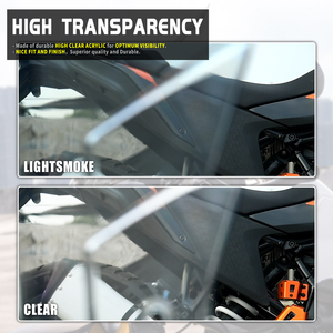 Parabrisas para Motocicleta XXUN, Deflector de Viento con Soporte de Montaje para <span class=keywords><strong>Triumph</strong></span> Tiger <span class=keywords><strong>900</strong></span> GT RPO <span class=keywords><strong>LOW</strong></span> RALLY - Product Image 4