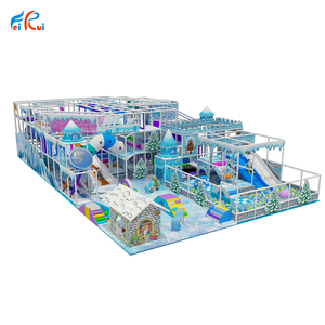 สนามเด็กเล่นในร่มเชิงพาณิชย์พร้อมอุปกรณ์การเล่นที่นุ่มสบายสำหรับเด็กและสไลเดอร์ขนาดใหญ่ - Product Image 6