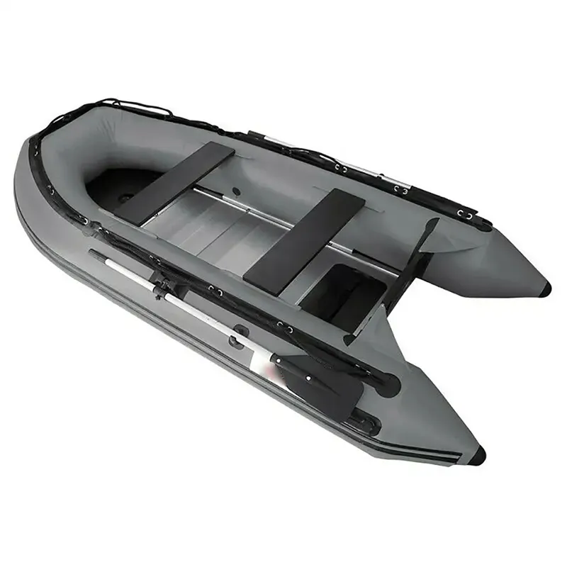 Rocean barco de pesca inflável hull rígido, 4.2m quente, barco com motor externo!