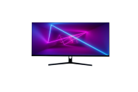 34 pouces plat MVA 3440*1440 165hz Gmaing moniteur Pc avec lumière LED à l'arrière