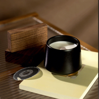 Ensemble de bougies parfumées pour l'ambiance du bureau à domicile - Article décoratif parfumé de qualité supérieure - Cadeau de fête personnalisé - Fait à la main