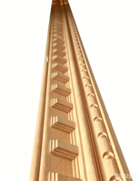Moulures de plinthe modernes en bois massif, architraves décoratifs, garnitures murales pour la décoration intérieure