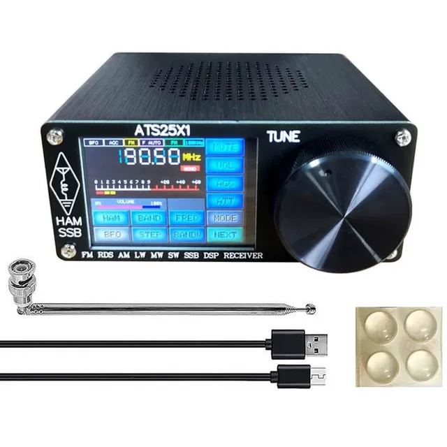 ATS-25X1 FM RDS Network WIFI Full-band Radio with Spectrum Scanning DSP Receiver