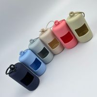 Dispensador de Bolsas para Excremento de Perro Wild One con Tapa Giratoria Fácil de Rellenar y a Prueba de Fugas, con Accesorio para Correa