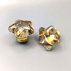 Manufacturer Direct Sales Light Luxury Crystal Handle Drawer <strong>Cabinet</strong> Door Handle Brass Base Handle Wardrobe Door Small Handle - Product Image 2