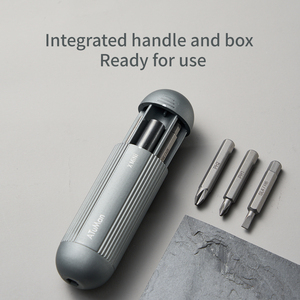 Portable Mini <b>Screwdriver</b> <b>Set</b> Manual Repair Tool Kit <b>Bits</b> Straight T-Shaped Handle Multi-Tool Household Pocket Portable Mini Scr - Product Image 2