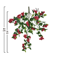 QYYM-261 Haute Qualité Grande Fleur De Bougainvillier Artificielle À La Main Doux Décoration pour Mariage Noël Graduation Occasions
