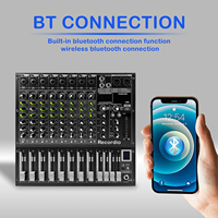 Carte son multifonctionnelle GAX-M8, table de mixage studio 8 pistes pour les performances sur scène