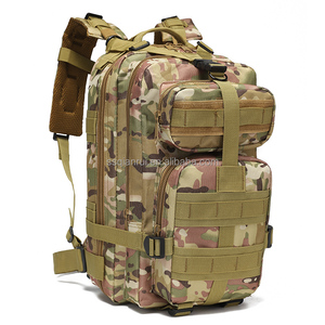 <span class=keywords><strong>Mochila</strong></span> Táctica Verde Impermeable para Exteriores, Diseño Impermeable Molle para Camping y Senderismo, <span class=keywords><strong>Mochila</strong></span> de Nailon de Camuflaje - Product Image 3