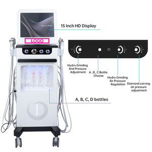 High-Frequency Hydrogen <b>Oxygen</b> Facial <b>Machine</b> 12-in-1 Jet <b>for</b> Skin Hydra Bubble Whitening Pore Clean Water Derm - Product Image 3