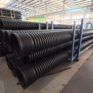 ท่อ HDPE ชนิด B แบบ Krah ความแข็งแรงสูง ทนทาน ขนาด DN/ID 200 มม. ทนความร้อน ป้องกันการกัดกร่อน SN8 - Product Image 1