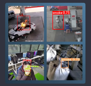 Cámara <span class=keywords><strong>Cubo</strong></span> Multispectral para Detección de Llamas y Humo en Interiores con Red POE, Tarjeta SD, Audio Bidireccional, Visión Nocturna, IP67 Impermeable - Product Image 5