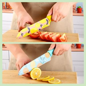 <span class=keywords><strong>Couteau</strong></span> de cuisine imprimé couleur avec logo personnalisé couteaux en acier inoxydable motif imprimé <span class=keywords><strong>fantaisie</strong></span> <span class=keywords><strong>couteau</strong></span> d'office de fruits de chef de cuisine - Product Image 5