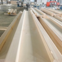 Poutre en bois traitée sous pression H20, poutre en bois anti-termites I-Beam pour la construction tropicale