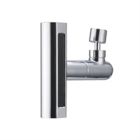 4 Modes Aérateur de robinet de cuisine rotatif à 360 degrés Style traditionnel Finition chromée Finition chromée Rallonge en plastique poli