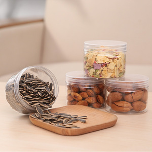 Transparent Food Storage <b>Container</b> Cylinder With Clip On Lid Airtight Seal For Kitchen Grain Cereal <b>Refrigerator</b> Use - Product Image 4