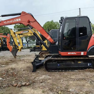 KX183-3ขุดขนาดเล็กสำหรับ Kubota CE ตีนตะขาบ8.3ตันเครื่องจักรตีนตะขาบมือสองเครื่องขุดประเทศจีนสภาพดีเกียร์มอเตอร์เครื่องยนต์ - Product Image 1