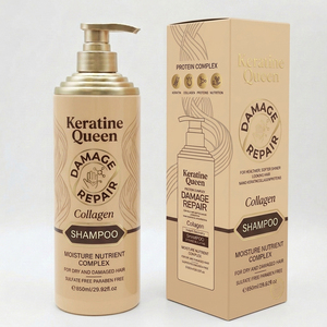Maschera Professionale per Capelli al Collagene e Cheratina, Senza Solfati e Siliconi, Riparazione Profonda per Capelli Ricci 4C, OEM - Product Image 4