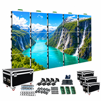 Système complet 4mX3m P4 P6 P8P10 Panneaux d'affichage publicitaires extérieurs Affichage LED couleur pleine Panneau d'affichage LED double face