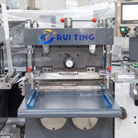 Machine de découpe d'étiquette imprimée adhésive d'autocollant de film de polyester de lit plat automatique RT-450Z