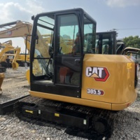 Excavatrice d'occasion fiable CAT 305.5 CAT 305.5E, mini-pelle hydraulique sur chenilles de 5 tonnes pour travaux de terrassement, en stock