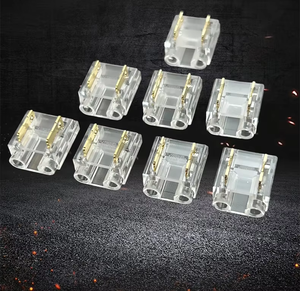 ขั้วต่อแบบไม่ต้องบัดกรี 2 ขา สำหรับเชื่อมต่อสายไฟกับแผงวงจร สำหรับแถบไฟ LED COB แรงดันต่ำ ขั้วต่อแบบเชื่อมต่อเร็ว อะแดปเตอร์ปลายเดี่ยว - Product Image 5
