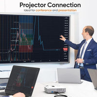 Cable USB C 3.1 a HDTV de 6 pies, compatible con adaptador de video de alta resolución 4K 30Hz, conecta el teléfono móvil a la pantalla del televisor o monitor.
