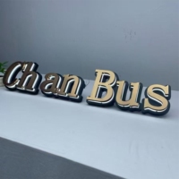 Papan Tanda Huruf LED Akrilik 3D Backlit Custom Pabrik DakeSign, Tahan Air IP65, untuk Iklan Komersial dan Penunjuk Arah Toko