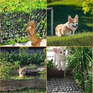 للبيع بالجملة سدادات شبكة حفر 15x20 Prickle حصير ردع للقطط طارد للقطط ضد المسامير مع المراسي - Product Image 6