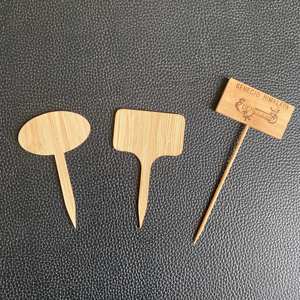 Etichette da giardino in bambù marcatori segni <span class=keywords><strong>di</strong></span> piante stick etichette <span class=keywords><strong>di</strong></span> bandiere etichette <span class=keywords><strong>di</strong></span> piante in legno con un pennarello semi in vaso <span class=keywords><strong>di</strong></span> erbe fiori - Product Image 1