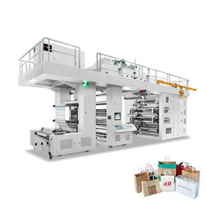 8 Kleuren Ytc Ci Type Hoge Snelheid Flexografische Drukmachine Voor Het Afdrukken Van Papierrol Plastic Filmrol