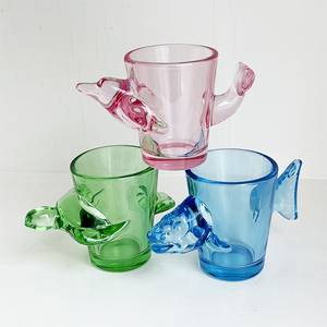 <span class=keywords><strong>Bicchierini</strong></span> personalizzati <span class=keywords><strong>colorati</strong></span> simpatici animali marini sfusi turismo souvenir tazza di vetro tazzine da caffè - Product Image 3