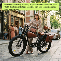 Vélo Électrique Rétro de Plage Homologué pour la Route, Modèle Urbain Standard, Cruiser Électrique pour les Distributeurs Mondiaux d'E-Bikes
