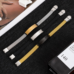 Bracciale personalizzato in acciaio inossidabile per coppie - Product Image 3