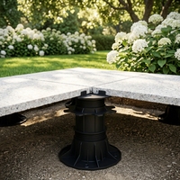 Pieds de support en plastique auto-nivelants et réglables pour carrelage, accessoires de revêtement de sol modernes, écologiques, résistants à l'eau, XF-T203D 75-110 mm