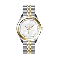 Montre analogique de luxe en nacre pour femme, personnalisée, rétro, ronde, en acier inoxydable, vente en gros